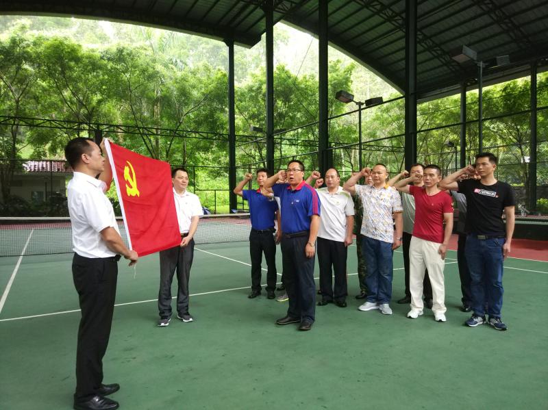 2018年6月23日，三正房地產(chǎn)黨支部舉行“黨旗在我心中”主題黨日活動(dòng).jpg